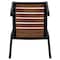 Flash Furniture Lark Outdoor Stackable Side Chair with Faux Teak Poly Slats XU-DG-HW6036-GG - alternate 8